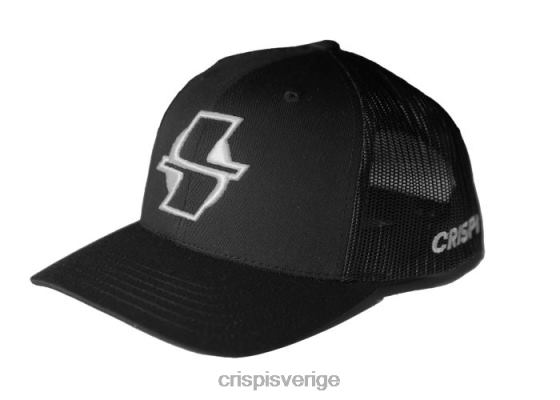 Crispi kläder svart/vit logotyphatt-svart LZ2ZJ38